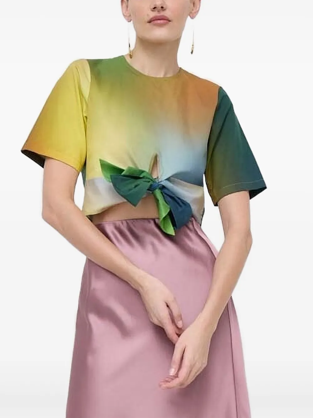 Топ с завязками Silvian Heach, желтый
Топ с завязками Silvian Heach, желтый