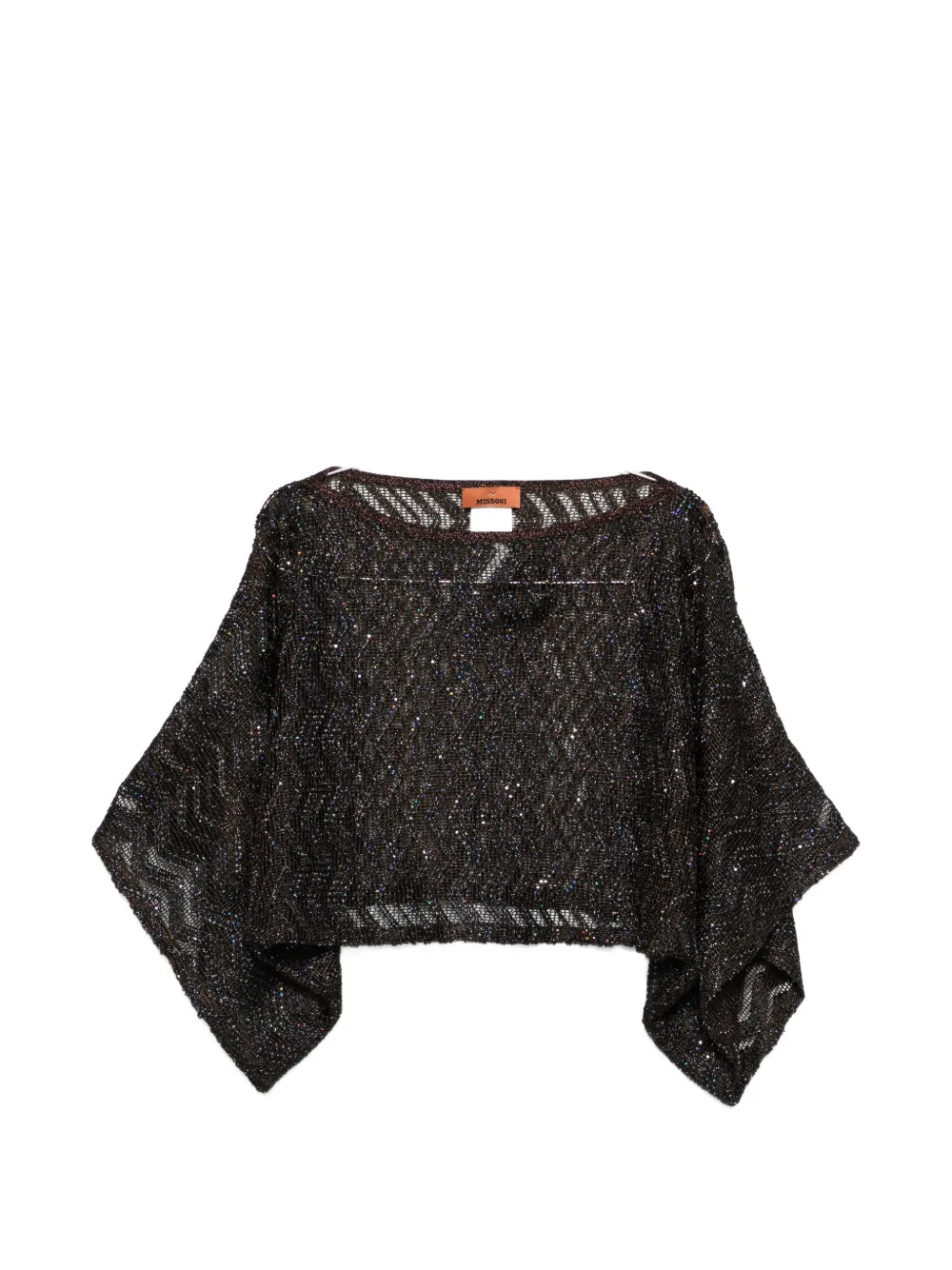 Свитер с зигзагообразным узором Missoni, коричневый
Свитер с зигзагообразным узором Missoni, коричневый