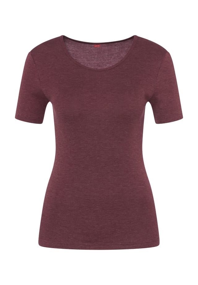 Футболка с круглым вырезом однотонная -Con-Ta-, бургундия
Футболка с круглым вырезом однотонная -Con-Ta-, бургундия