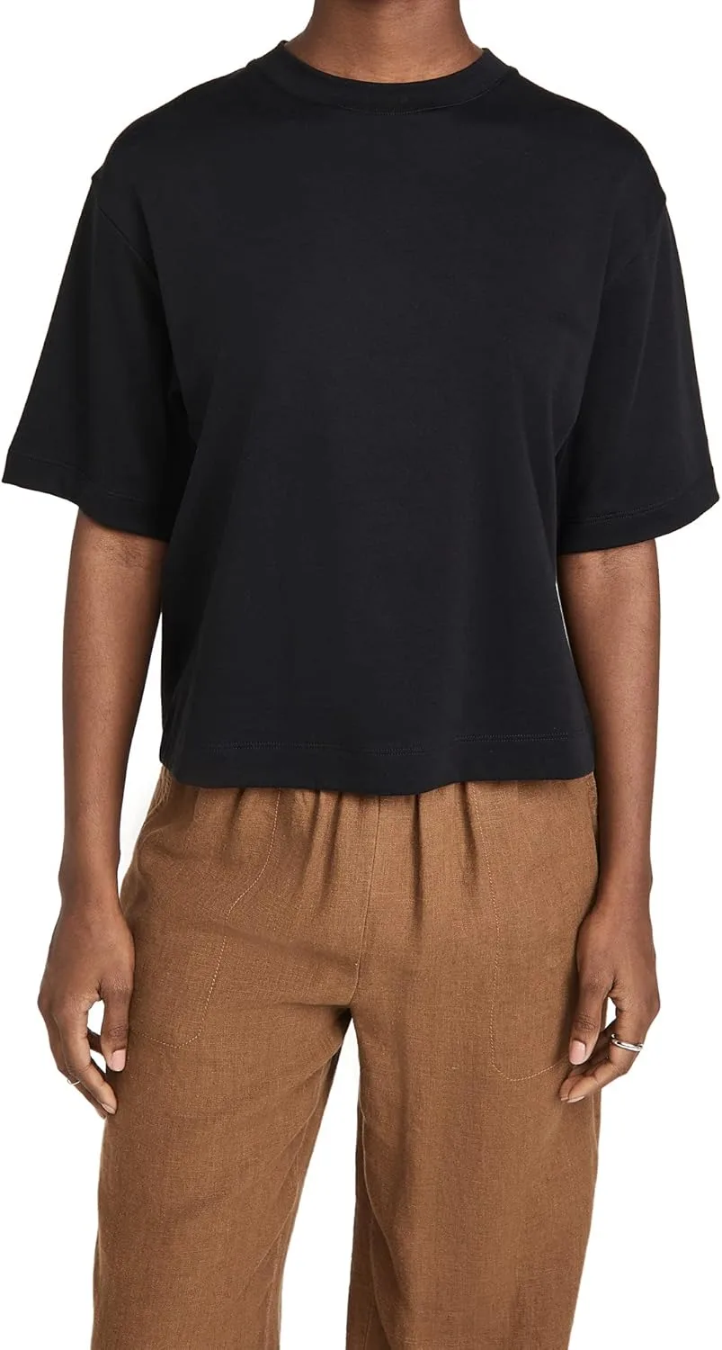 Vince Женская футболка с широкими рукавами и укороченным кроем
Vince Женская футболка с широкими рукавами и укороченным кроем