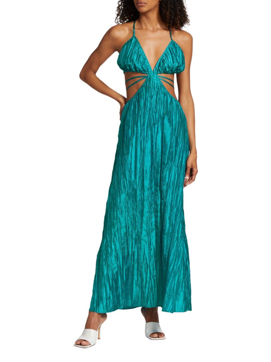 Платье макси из жатой тафты с завязкой сзади Izayla, цвет Teal
Платье макси из жатой тафты с завязкой сзади Izayla, цвет Teal