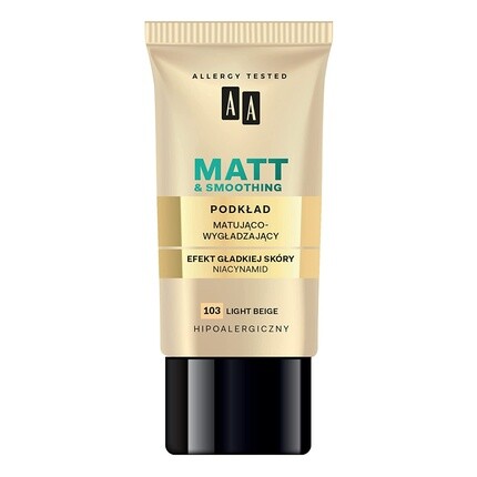 AA Make-up Matt 16H Матирующая и разглаживающая тональная основа 30 мл 101 Ivory от Oceanic
AA Make-up Matt 16H Матирующая и разглаживающая тональная основа 30 мл 101 Ivory от Oceanic
