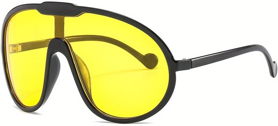 Женские солнцезащитные очки в стиле панк, большие оправы, винтажные велосипедные солнцезащитные очки, мужские солнцезащитные очки в стиле ретро с градиентным покрытием KTUCN, Yellow
Женские солнцезащитные очки в стиле панк, большие оправы, винтажные велосипедные солнцезащитные очки, мужские солнцезащитные очки в стиле ретро с градиентным покрытием KTUCN, Yellow