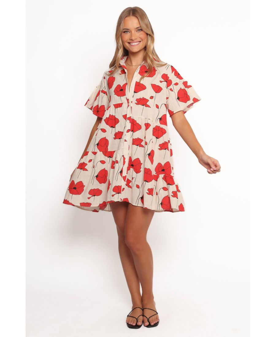 Женское мини-платье из льна персикового цвета Petal and Pup, Red poppy
Женское мини-платье из льна персикового цвета Petal and Pup, Red poppy
