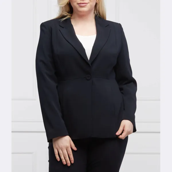 Элегантная куртка Carla стандартного кроя больших размеров Persona By Marina Rinaldi, синий
Элегантная куртка Carla стандартного кроя больших размеров Persona By Marina Rinaldi, синий