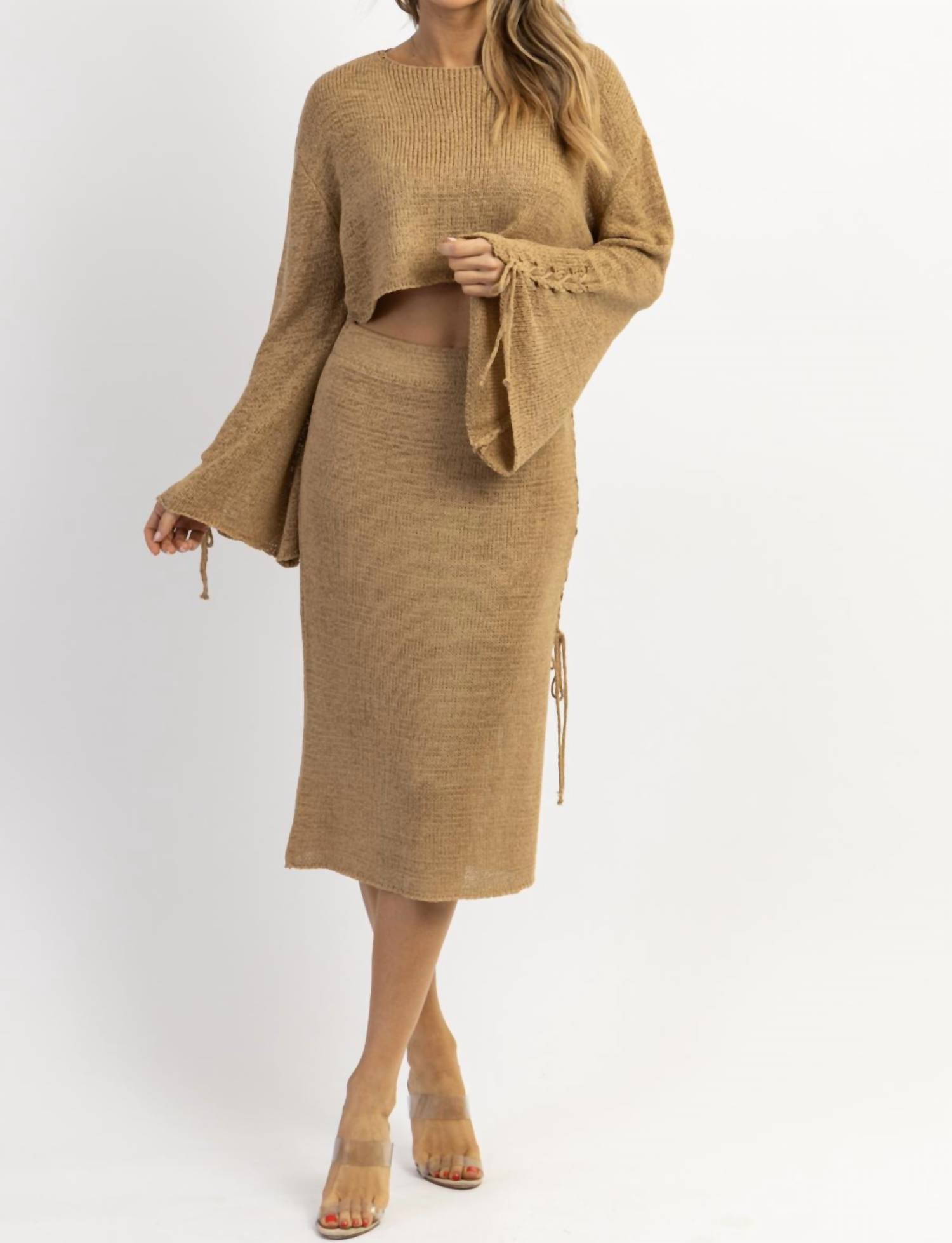 Юбка Санта-Лус в цвете мокко MABLE, цвет mocha 
Юбка Санта-Лус в цвете мокко MABLE, цвет mocha