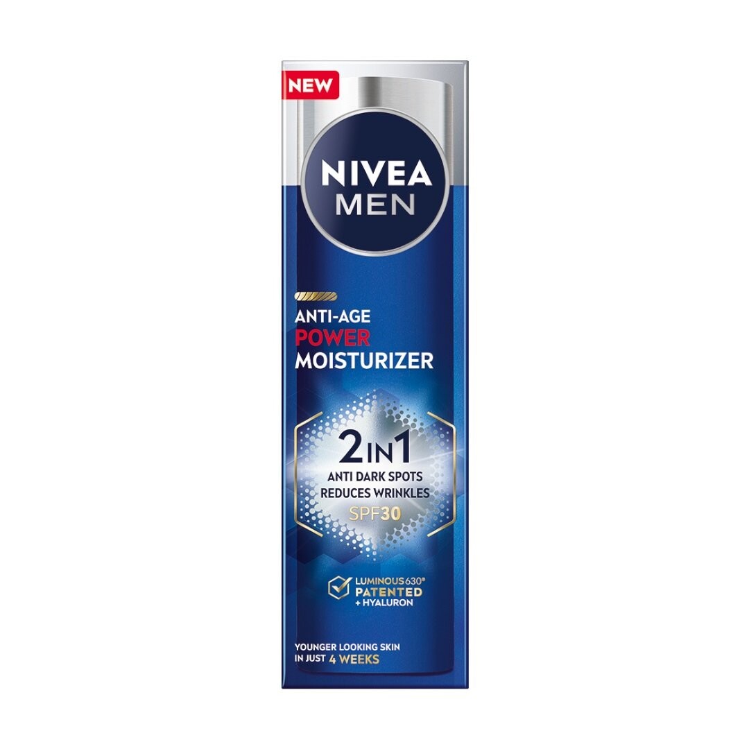 Nivea Men, Anti-age Power, крем для лица SPF 30, 50 мл
Nivea Men, Anti-age Power, крем для лица SPF 30, 50 мл