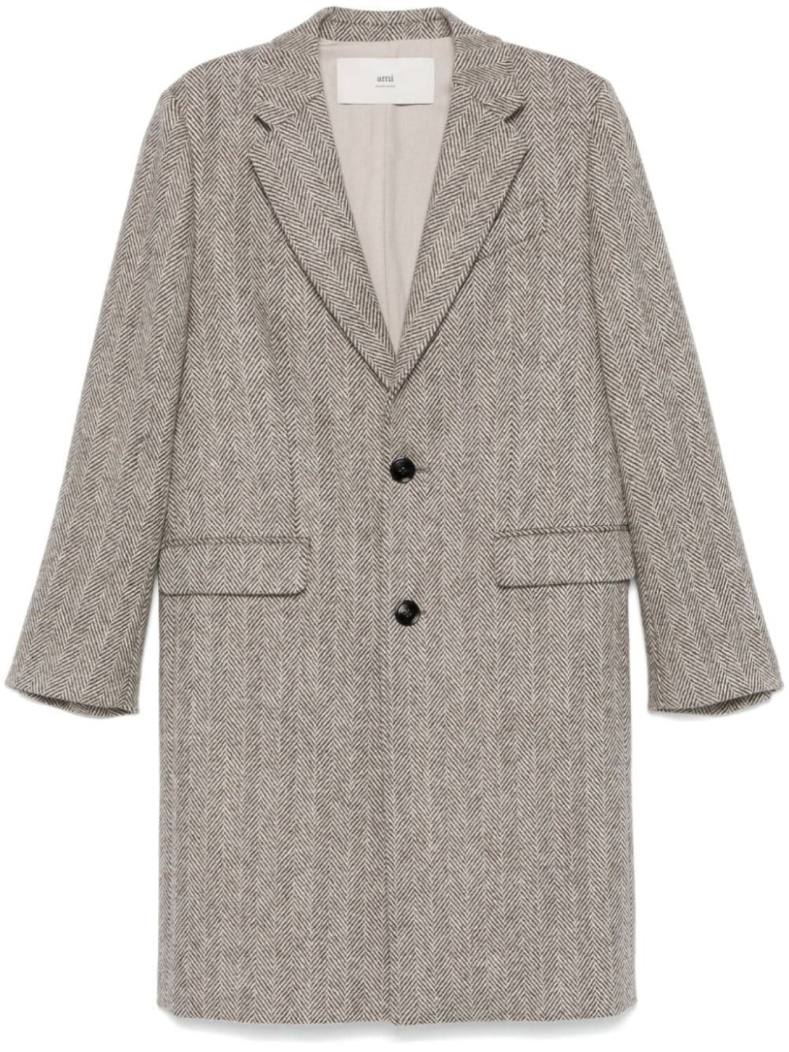 AMI Paris пальто с узором в елочку, коричневый
AMI Paris пальто с узором в елочку, коричневый
