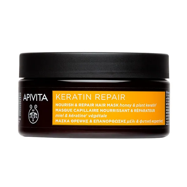 Питательная и восстанавливающая маска Keratin Repair Apivita, 200 ml
Питательная и восстанавливающая маска Keratin Repair Apivita, 200 ml