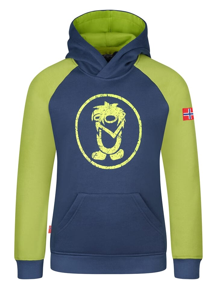 Пуловер с капюшоном Trollkids, цвет dunkelblau/grün
Пуловер с капюшоном Trollkids, цвет dunkelblau/grün