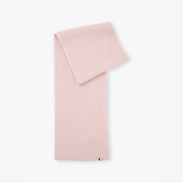 Вязаный шарф в рубчик Boss, розовый
Вязаный шарф в рубчик Boss, розовый