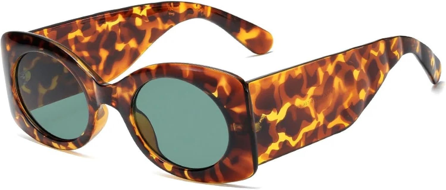 Модные солнцезащитные очки премиум-класса овальной формы с широкими дужками для мужчин и женщин, в стиле панк, для активного отдыха и вождения, с защитой от УФ-излучения UV400 TKKTLLT, Leopard Green
Модные солнцезащитные очки премиум-класса овальной формы с широкими дужками для мужчин и женщин, в стиле панк, для активного отдыха и вождения, с защитой от УФ-излучения UV400 TKKTLLT, Leopard Green