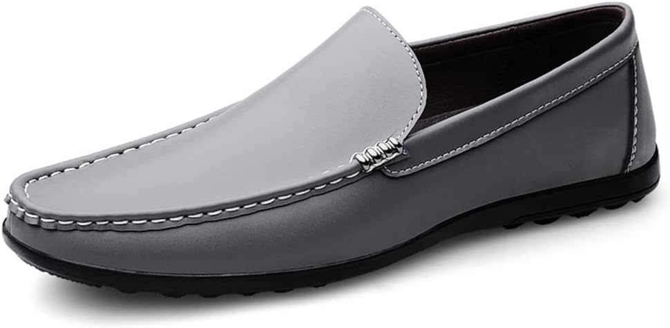 Мужские лоферы Maylrvjv, слипоны, повседневные кожаные туфли, удобные мягкие гибкие обувь, на плоской подошве, серый
Мужские лоферы Maylrvjv, слипоны, повседневные кожаные туфли, удобные мягкие гибкие обувь, на плоской подошве, серый