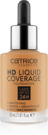 Водостойкая жидкая основа с матовой отделкой Catrice HD Liquid Coverage Foundation, 066 Warm Toffee 30 ml
Водостойкая жидкая основа с матовой отделкой Catrice HD Liquid Coverage Foundation, 066 Warm Toffee 30 ml