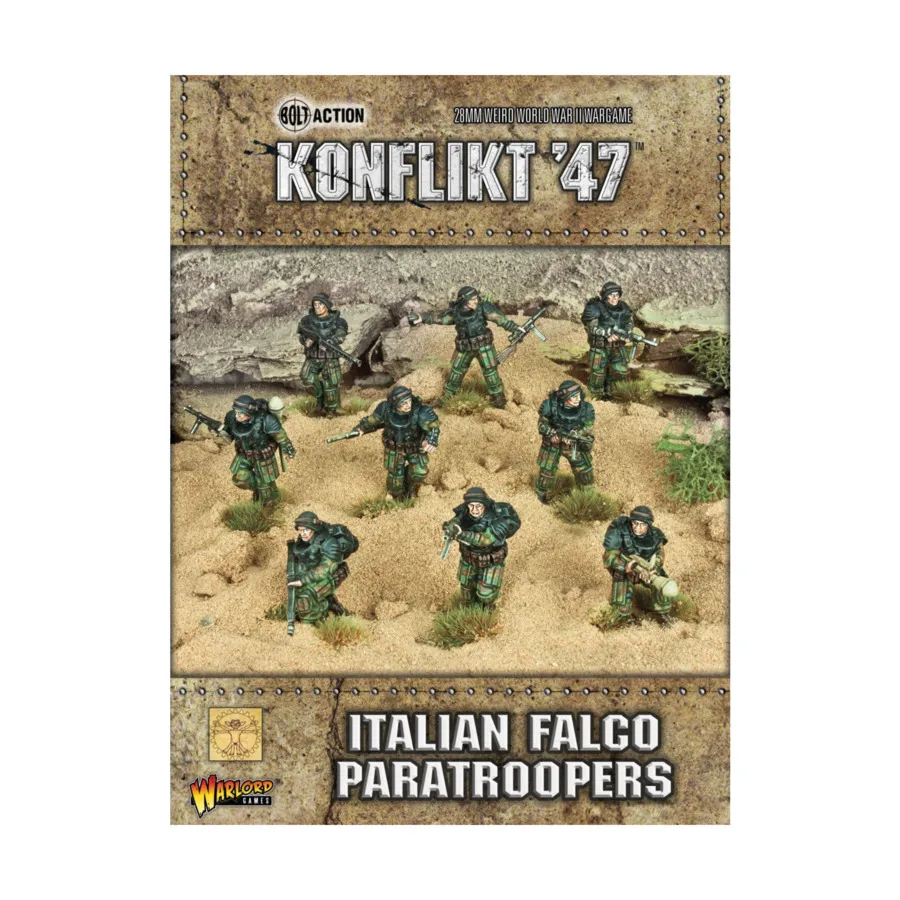 Итальянские десантники Фалько, Bolt Action - Italian - Italian Airborne (28mm)
Итальянские десантники Фалько, Bolt Action - Italian - Italian Airborne (28mm)