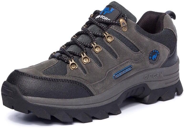 Мужские водонепроницаемые походные ботинки для туризма, противоскользящие, износостойкие легкие походные и ботинки для кемпинга Generic, серый
Мужские водонепроницаемые походные ботинки для туризма, противоскользящие, износостойкие легкие походные и ботинки для кемпинга Generic, серый