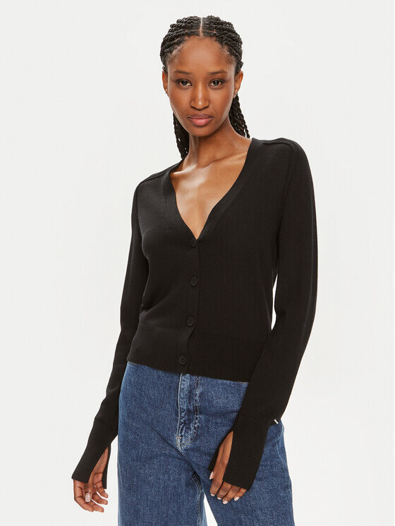 Кардиган стандартного кроя Calvin Klein, черный
Кардиган стандартного кроя Calvin Klein, черный