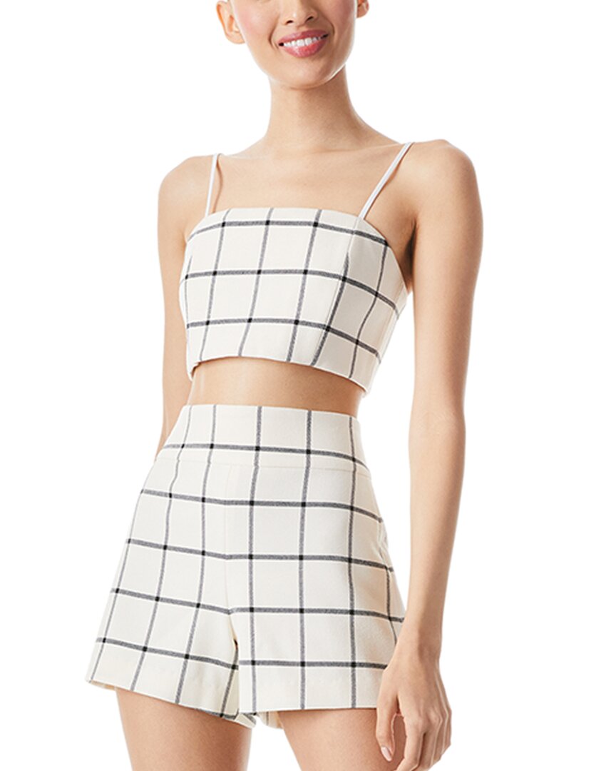 Alice + olivia топ Pearle Crop, белый
Alice + olivia топ Pearle Crop, белый