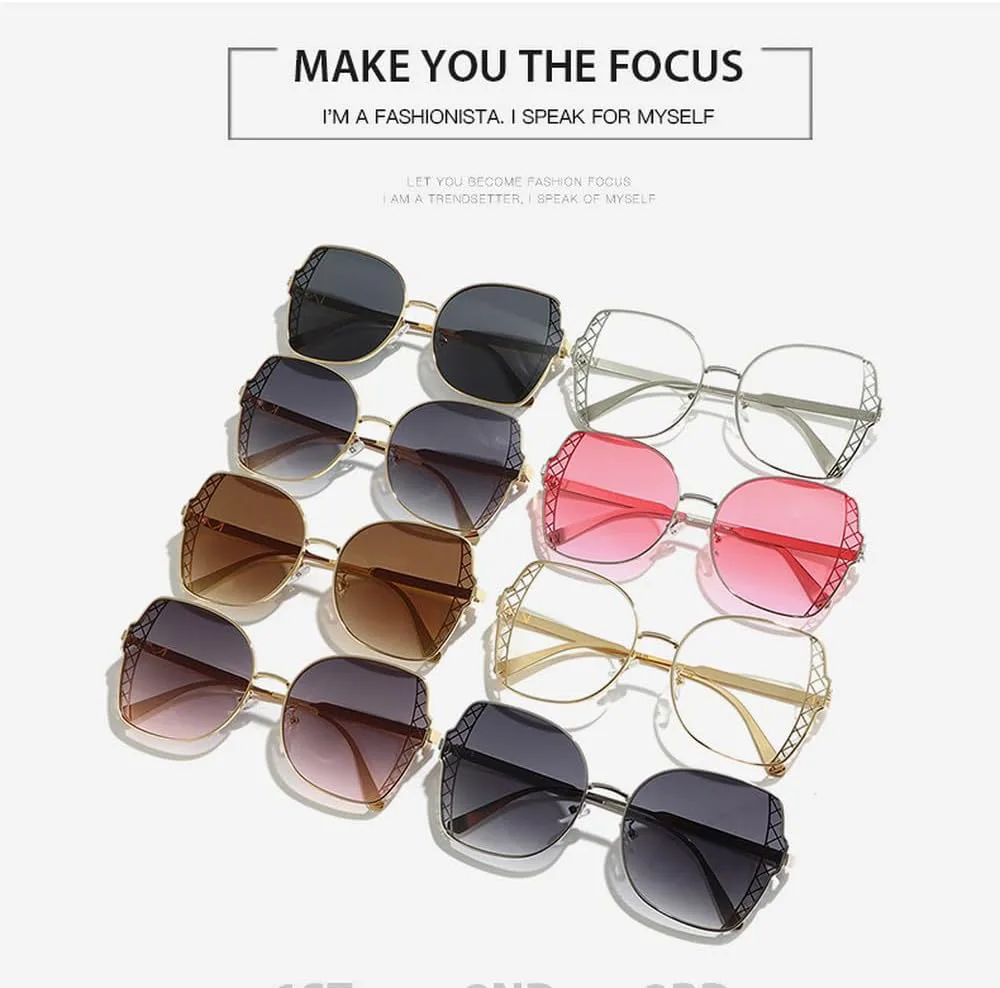 Солнцезащитные очки для женщин в металлической оправе, качественные винтажные деловые солнцезащитные очки для мужчин и женщин TKKTLLT, Silve Gradient Gray
Солнцезащитные очки для женщин в металлической оправе, качественные винтажные деловые солнцезащитные очки для мужчин и женщин TKKTLLT, Silve Gradient Gray