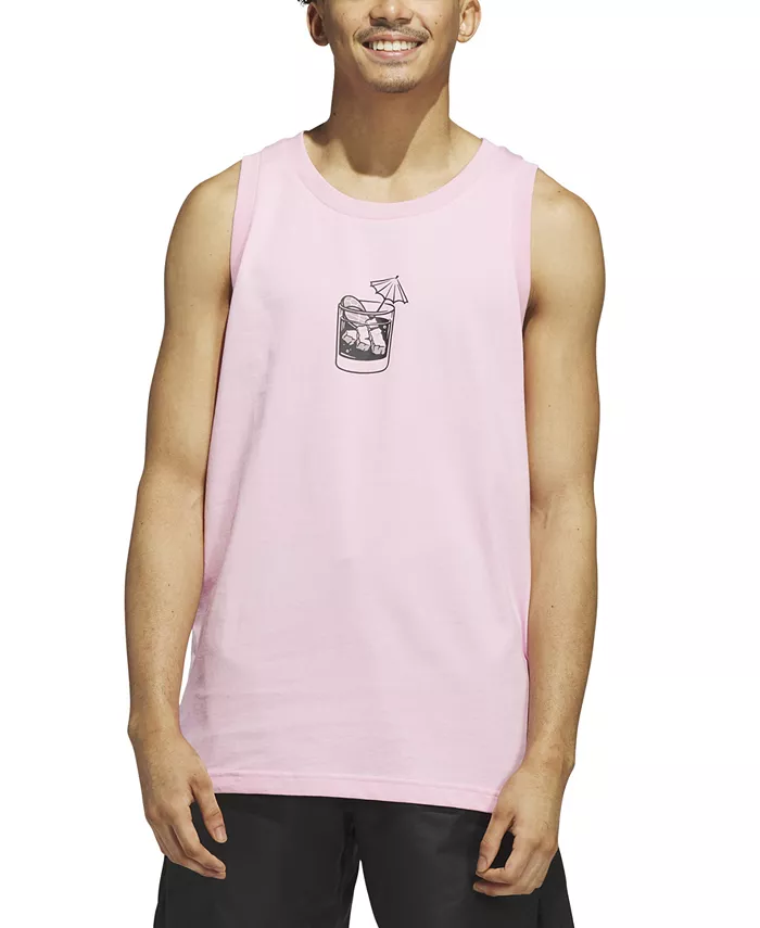 Мужская тройная майка Regular-Fit с графическим принтом Cocktail adidas, розовый
Мужская тройная майка Regular-Fit с графическим принтом Cocktail adidas, розовый