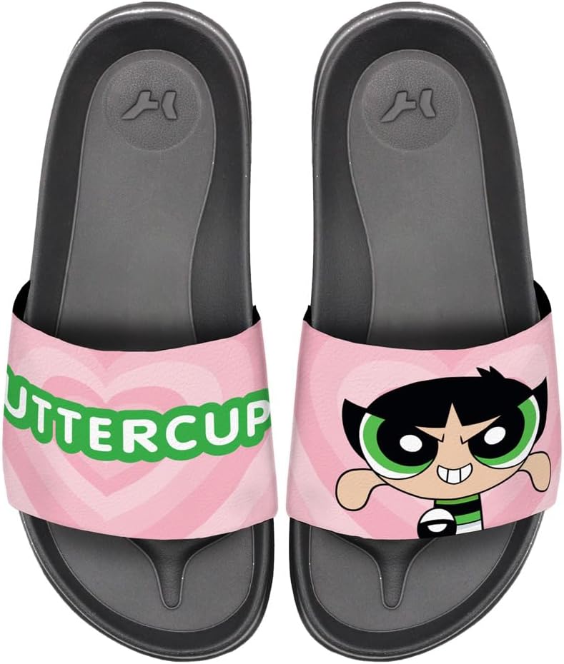 Сланцы для взрослых унисекс Powerpuff Girls Буттеркап, регулируемые шлепанцы, официальная лицензия Hypd Slydr Switch Popfunk, черный
Сланцы для взрослых унисекс Powerpuff Girls Буттеркап, регулируемые шлепанцы, официальная лицензия Hypd Slydr Switch Popfunk, черный