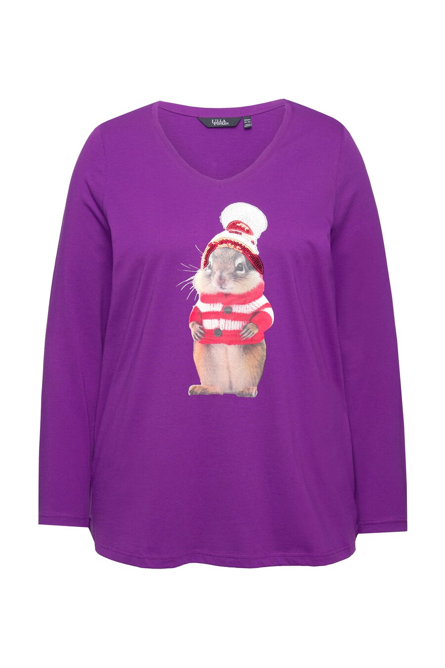 Рубашка Ulla Popken, темно-фиолетовый
Рубашка Ulla Popken, темно-фиолетовый