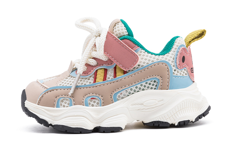 Нескользящие анти-кик туфли с низким верхом для малышей EBMINI, бежевый/розовый
Нескользящие анти-кик туфли с низким верхом для малышей EBMINI, бежевый/розовый