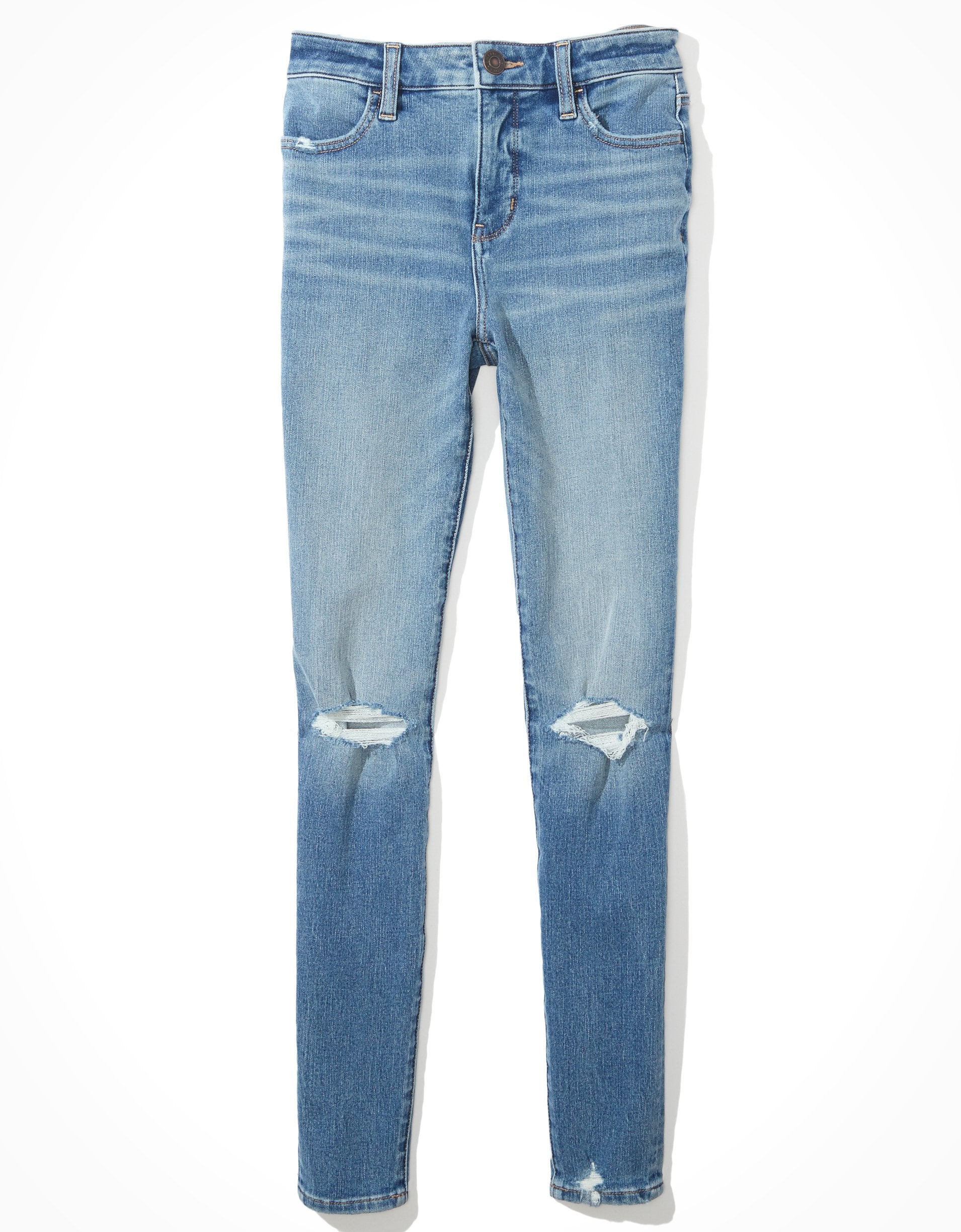 AE Dream Ripped Джеггинсы с высокой талией American Eagle Outfitters, цвет dream blue
AE Dream Ripped Джеггинсы с высокой талией American Eagle Outfitters, цвет dream blue