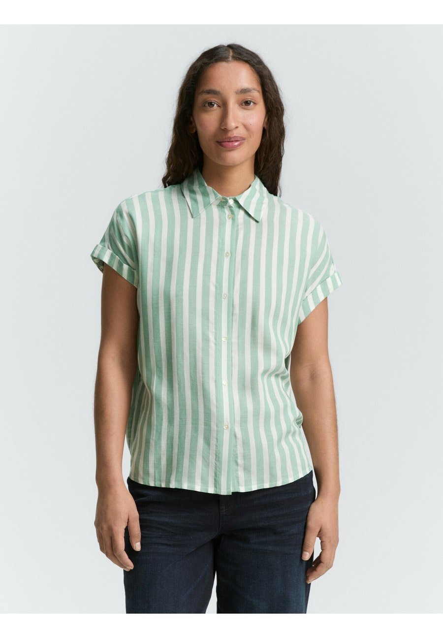 Блуза TOM TAILOR Button-down blouse, Faded Green Off White Stripe/Light Green
Блуза TOM TAILOR Button-down blouse, Faded Green Off White Stripe/Light Green