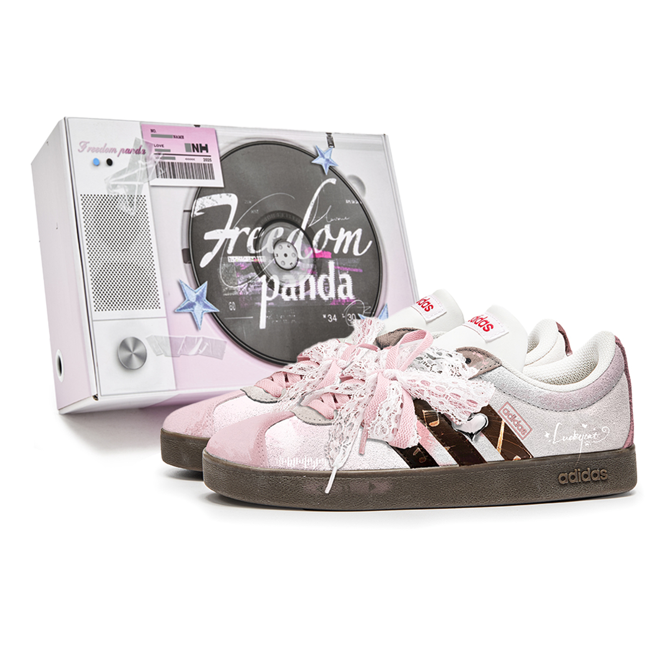 Adidas Neo VL Court 2.0 Music Kitten противоскользящие и дышащие низкие кроссовки для скейтбординга унисекс розовый коричневый
Adidas Neo VL Court 2.0 Music Kitten противоскользящие и дышащие низкие кроссовки для скейтбординга унисекс розовый коричневый