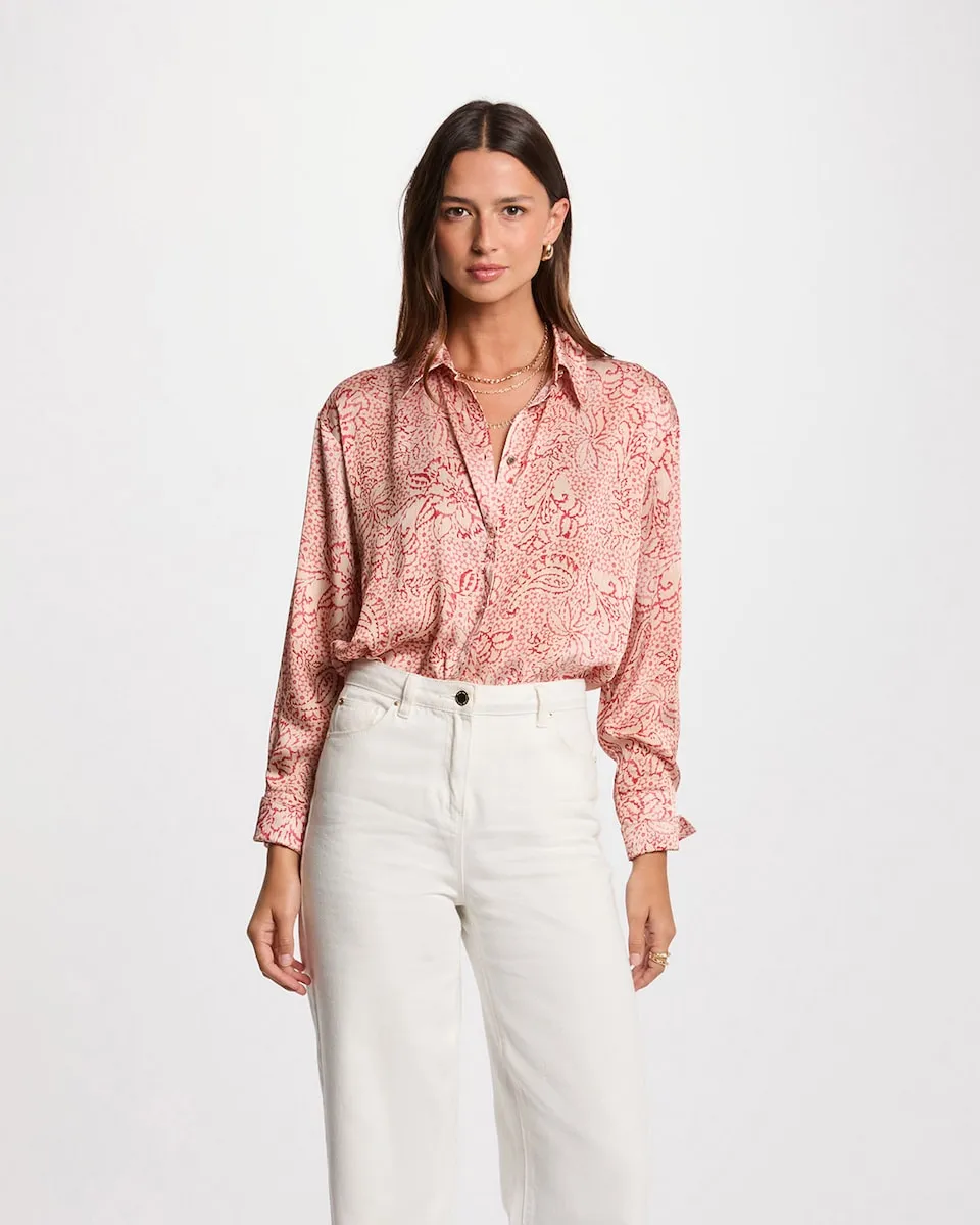 Женская рубашка с длинным рукавом Morgan, красный/белый
Женская рубашка с длинным рукавом Morgan, красный/белый