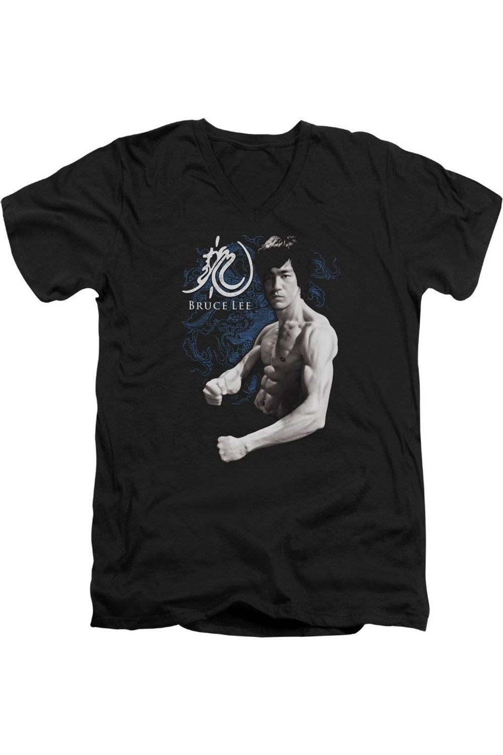 Футболка с коротким рукавом и V-образным вырезом для взрослых Bruce Lee Dragon Stance Gildan, черный
Футболка с коротким рукавом и V-образным вырезом для взрослых Bruce Lee Dragon Stance Gildan, черный