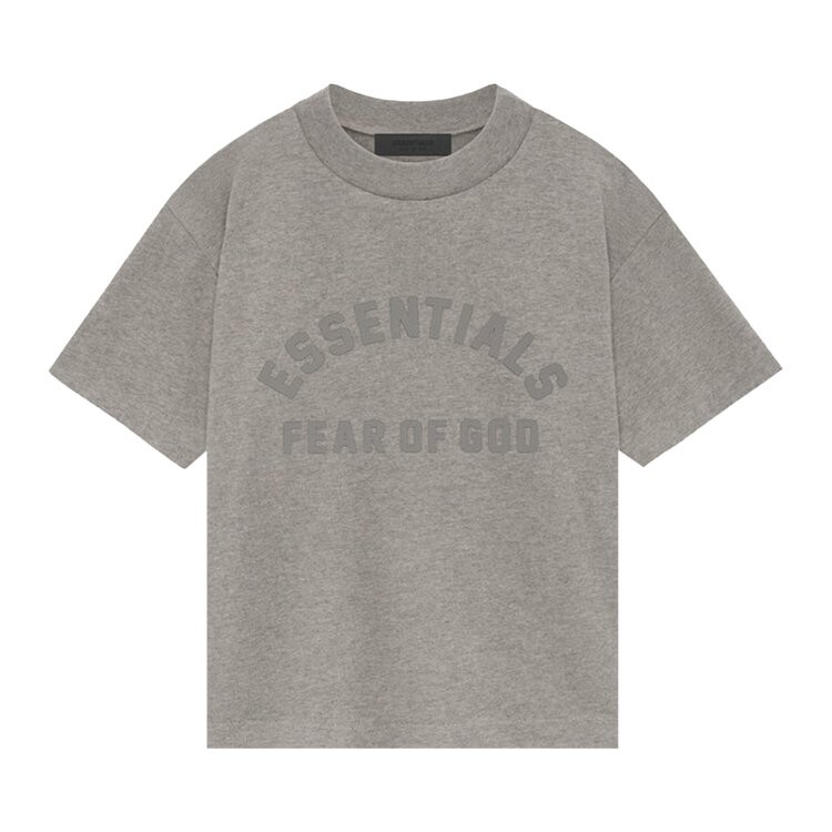 Футболка Fear of God Essentials Kids Short-Sleeve Tee, цвет Heather Grey 
Футболка Fear of God Essentials Kids Short-Sleeve Tee, цвет Heather Grey