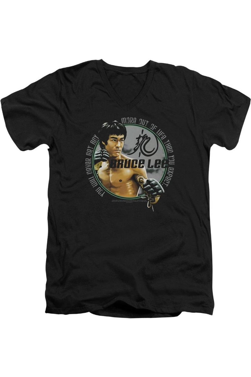Футболка с коротким рукавом и V-образным вырезом для взрослых с надписью «Bruce Lee Expectations» Gildan, черный
Футболка с коротким рукавом и V-образным вырезом для взрослых с надписью «Bruce Lee Expectations» Gildan, черный