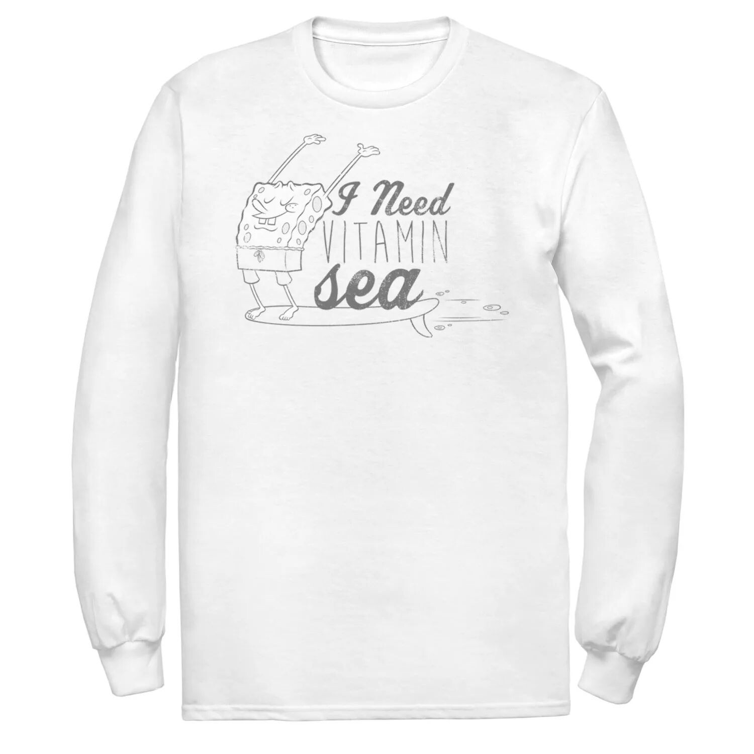 Мужская футболка с длинными рукавами и квадратными штанами «Губка Боб для серфинга, мне нужно витаминное море» Licensed Character
Мужская футболка с длинными рукавами и квадратными штанами «Губка Боб для серфинга, мне нужно витаминное море» Licensed Character