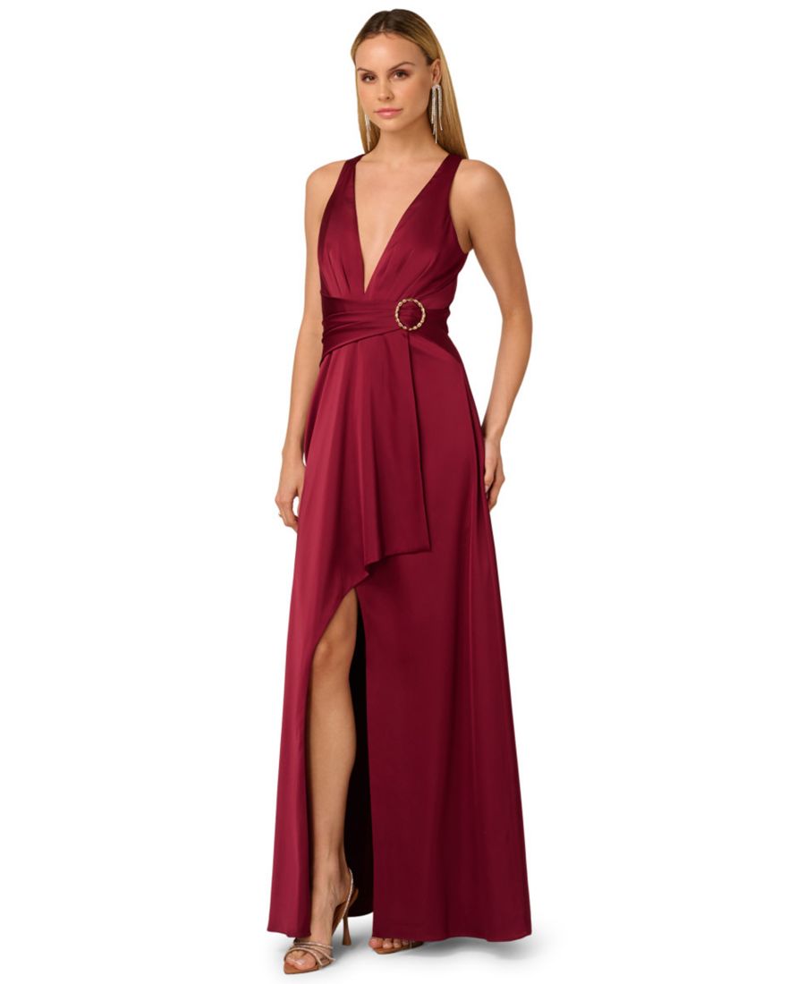 Женское длинное платье из эластичного атласа Adrianna, Pink
Женское длинное платье из эластичного атласа Adrianna, Pink