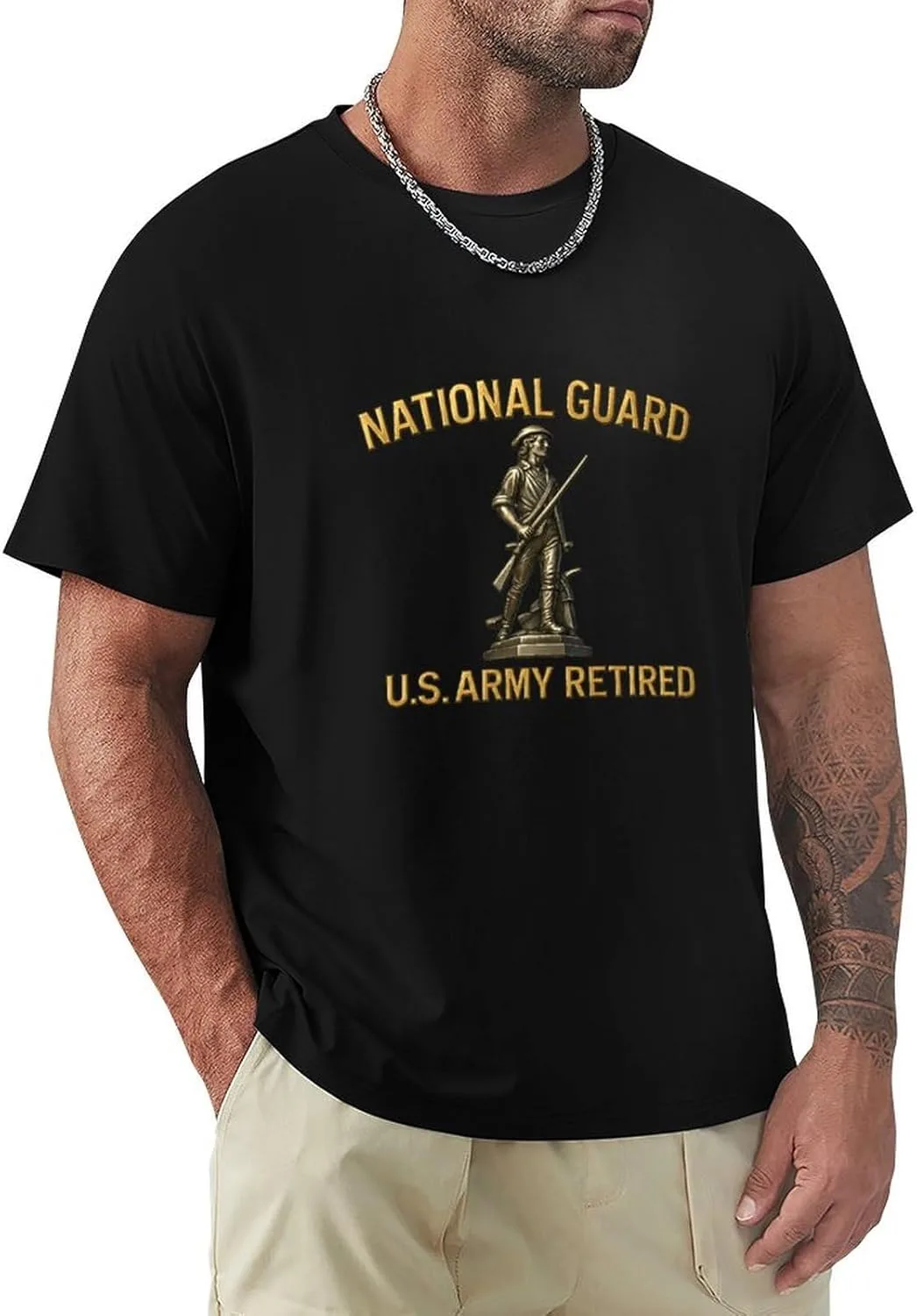 Футболка National Guard Retired из мягкого хлопка, дышащая Pndlkeir
Футболка National Guard Retired из мягкого хлопка, дышащая Pndlkeir