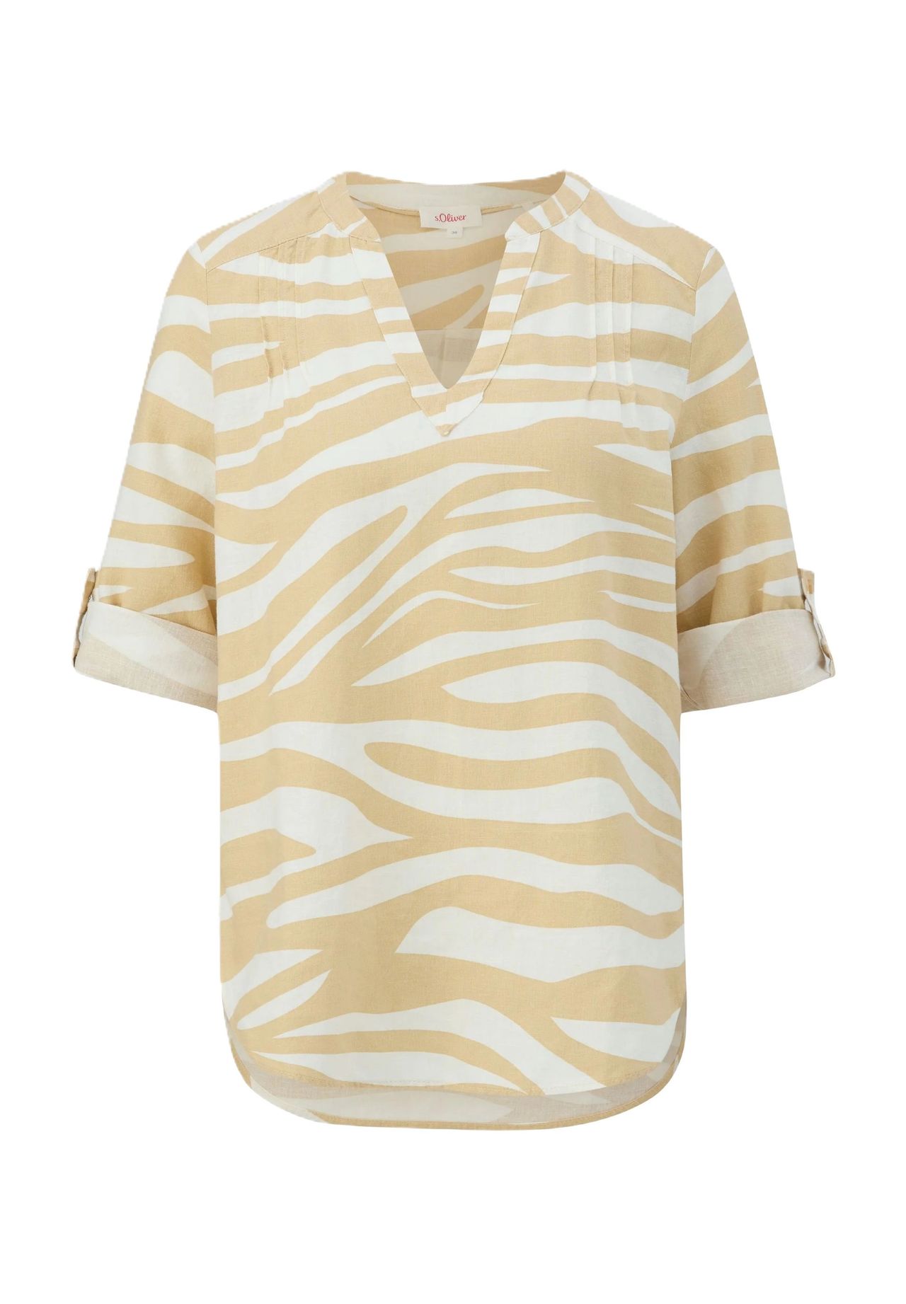 Блузка-рубашка, содержание лен, рукав 3/4, женская S.Oliver, цвет 81a0 Brown
Блузка-рубашка, содержание лен, рукав 3/4, женская S.Oliver, цвет 81a0 Brown