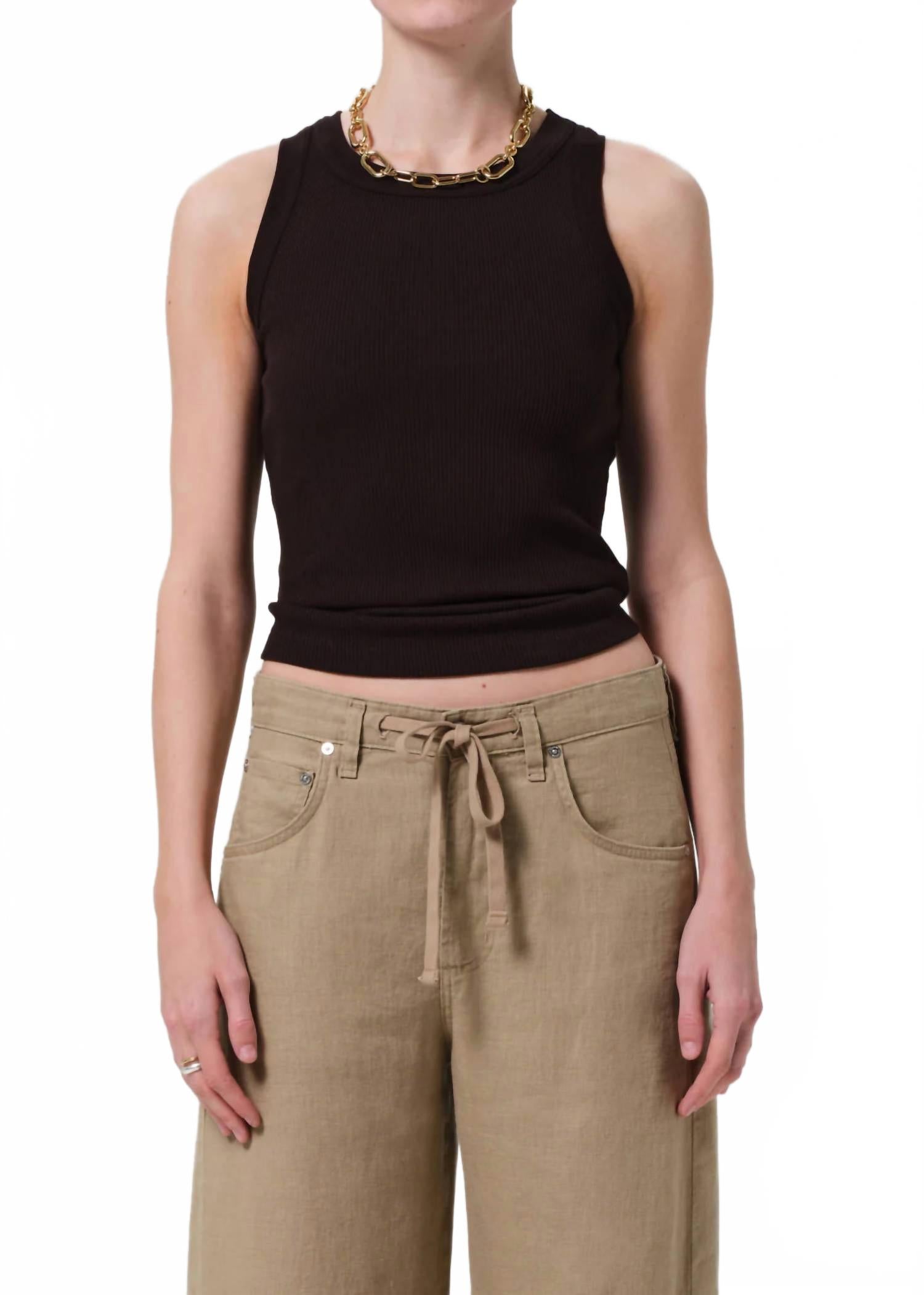 Ребрышки Isabel Rib Tank в шоколадном цвете Citizens of Humanity, коричневый
Ребрышки Isabel Rib Tank в шоколадном цвете Citizens of Humanity, коричневый