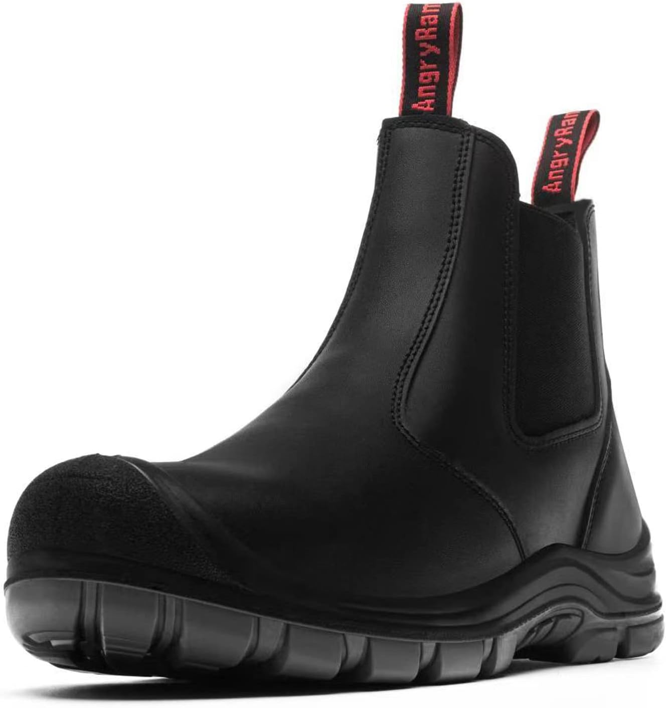 Мужские ботинки ANGRYRAM с защитным стальным носком, водонепроницаемые челси для промышленности и строительства, легкие, удобные, с противоскользящей подошвой, черный
Мужские ботинки ANGRYRAM с защитным стальным носком, водонепроницаемые челси для промышленности и строительства, легкие, удобные, с противоскользящей подошвой, черный
