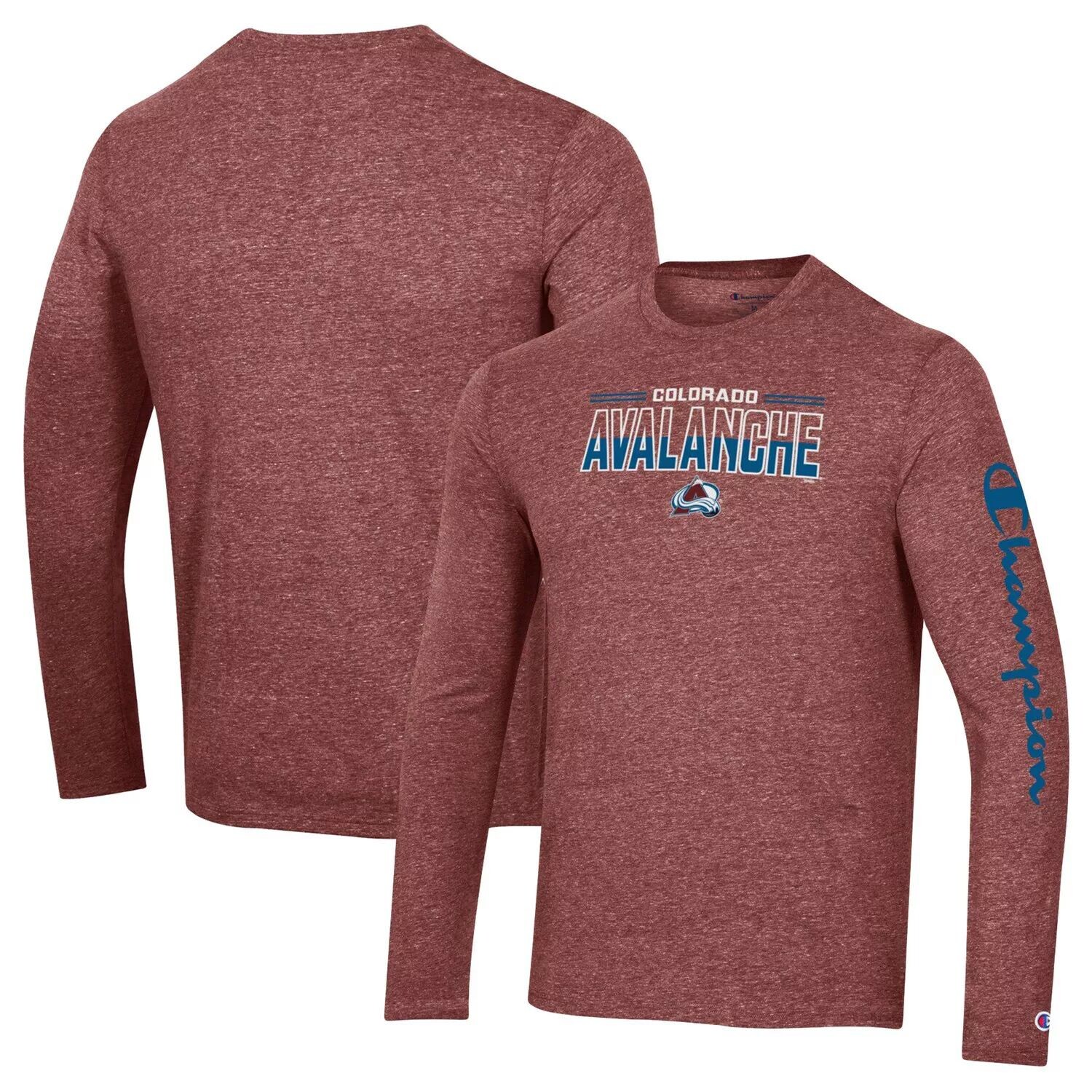 Мужская футболка с длинными рукавами и темно-бордовым цветом Colorado Avalanche Tri-Blend Champion, Красный, Мужская футболка с длинными рукавами и темно-бордовым цветом Colorado Avalanche Tri-Blend Champion
Мужская футболка с длинными рукавами и темно-бордовым цветом Colorado Avalanche Tri-Blend Champion, Красный, Мужская футболка с длинными рукавами и темно-бордовым цветом Colorado Avalanche Tri-Blend Champion
