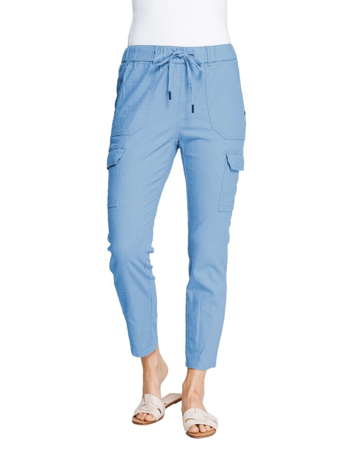 Тканевые брюки ZHRILL, синий 
Тканевые брюки ZHRILL, синий