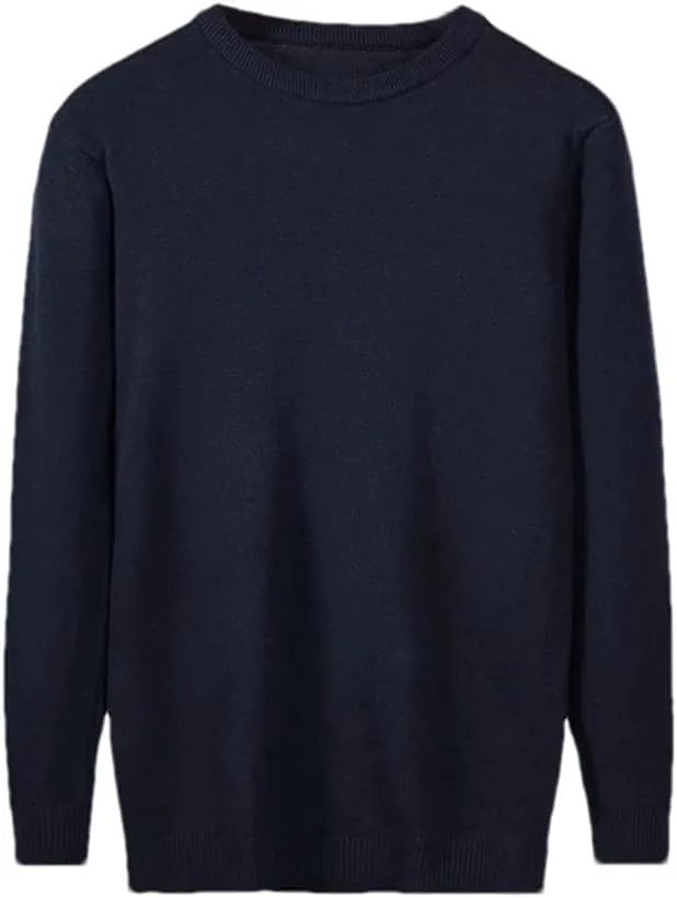 Мужской свитер с круглым воротником и длинными рукавами
Мужской свитер с круглым воротником и длинными рукавами