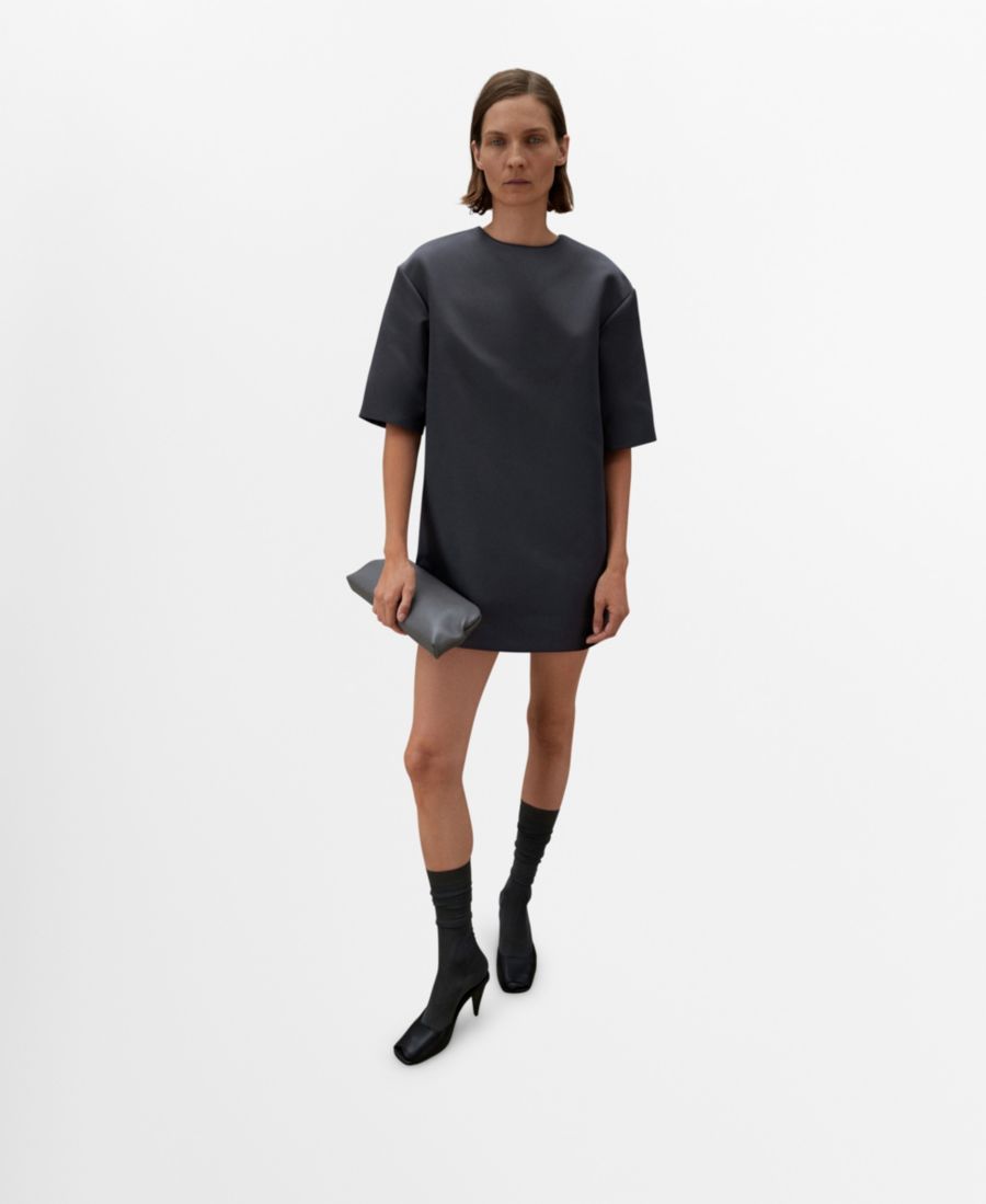 Женское короткое атласное платье MANGO, Charcoal
Женское короткое атласное платье MANGO, Charcoal