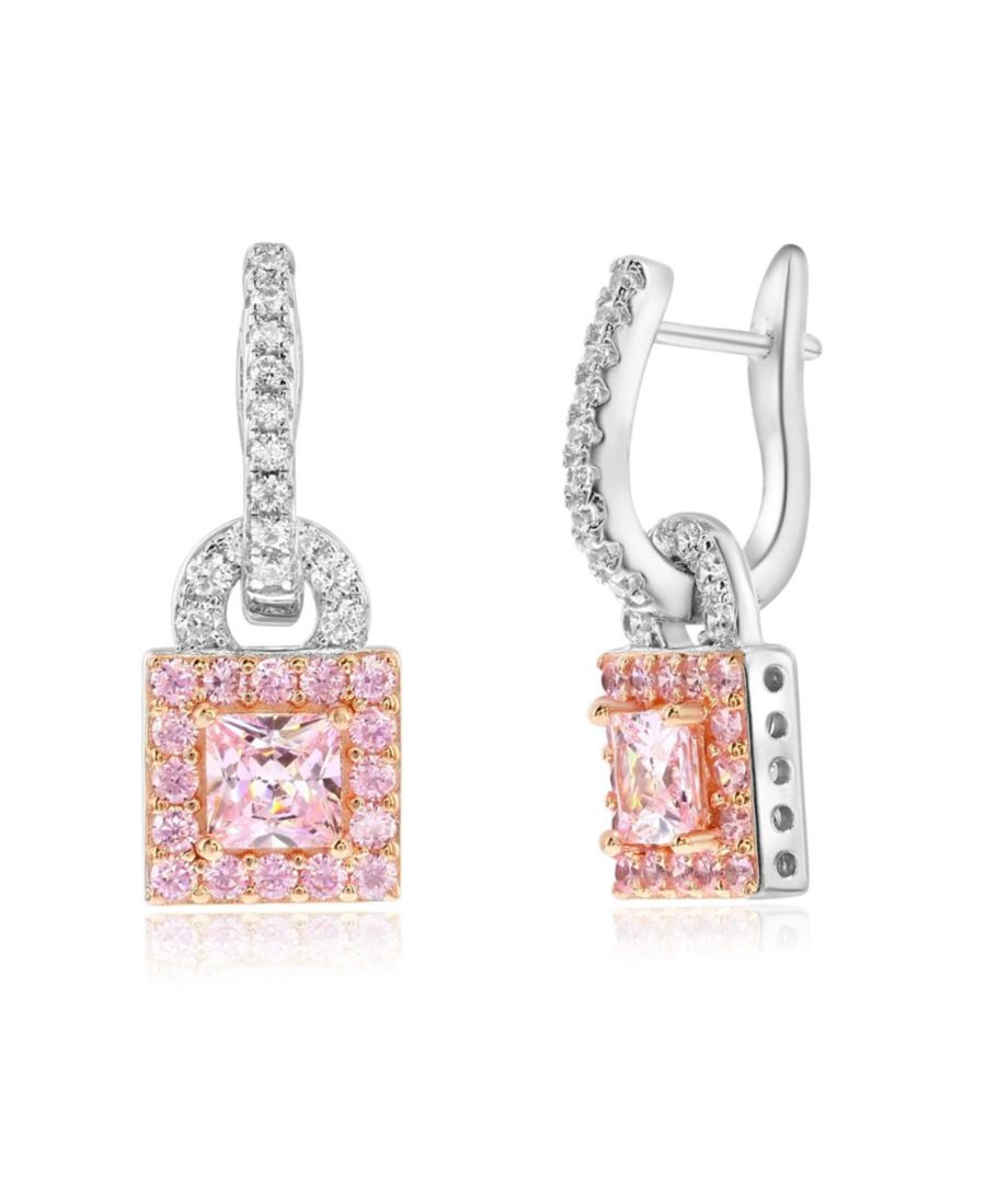 Серьги-подвески Suzy Levian из стерлингового серебра с кубическим цирконием, квадратной формы, с ореолом из бриллиантов Suzy Levian New York, Pink
Серьги-подвески Suzy Levian из стерлингового серебра с кубическим цирконием, квадратной формы, с ореолом из бриллиантов Suzy Levian New York, Pink