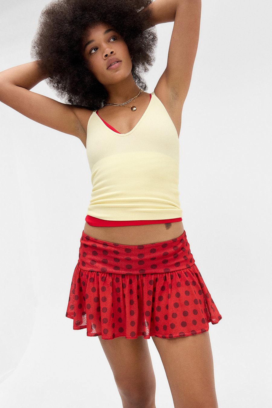 Юбка BDG Urban Outfitters LOLA POLKA DOT MINI SKORT, Red
Юбка BDG Urban Outfitters LOLA POLKA DOT MINI SKORT, Red