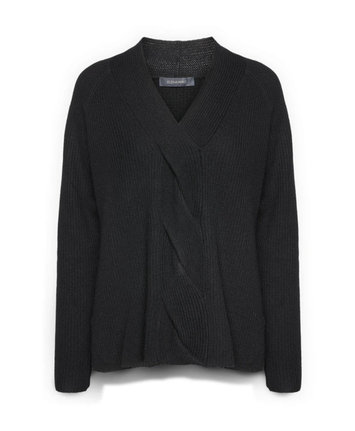 Свитер с крупным узором из кос Elena Mirã², черный
Свитер с крупным узором из кос Elena Mirã², черный