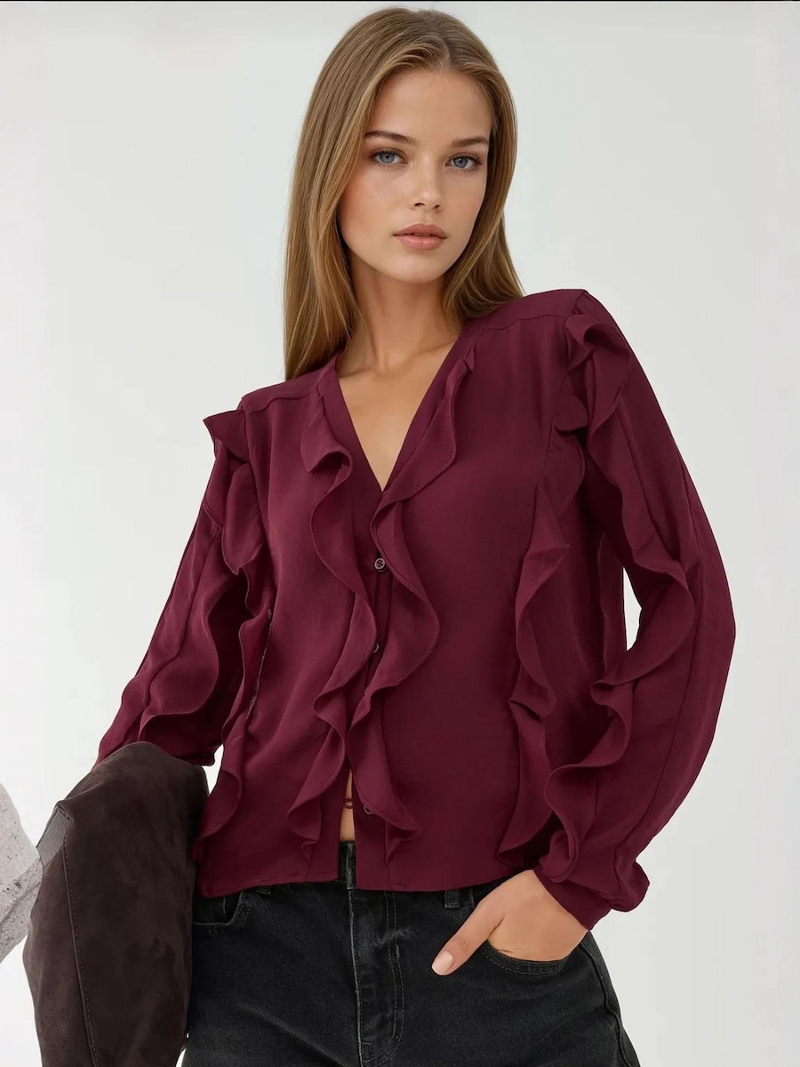 Блуза Hiccup, бургундия
Блуза Hiccup, бургундия