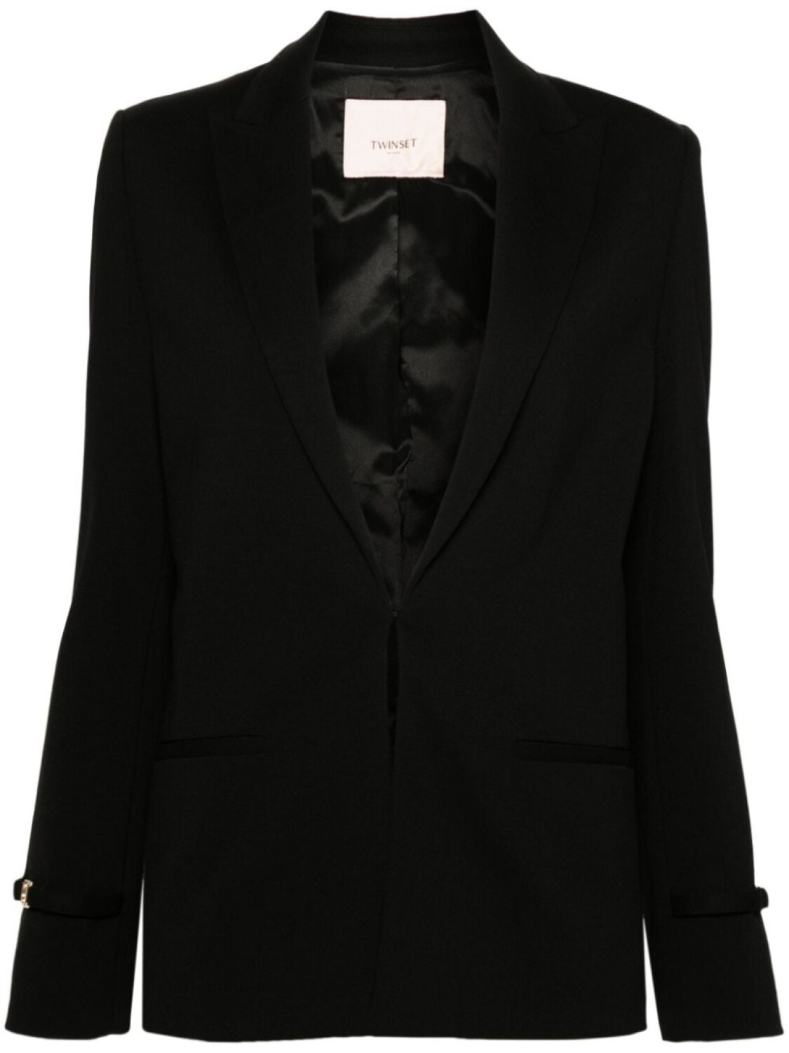 TWINSET блейзер с ремешками, черный 
TWINSET блейзер с ремешками, черный