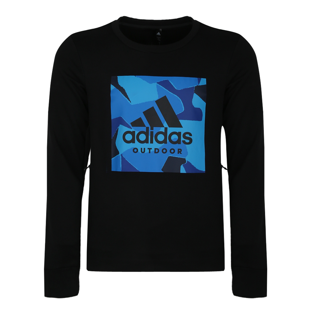 Свитшот с логотипом Adidas мужской черный 
Свитшот с логотипом Adidas мужской черный